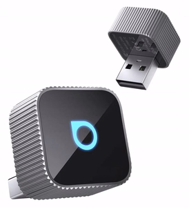 Garso adapteris automobiliui OTTOCAST Mini Cube T2 (CarPlay Android auto) sidabrinis