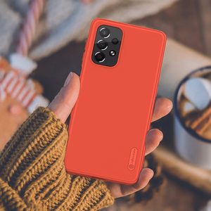 Nillkin Super Frosted Shield Pro patvarus dėklas Samsung Galaxy A73 mėlynas