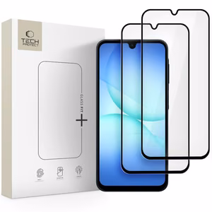 Tech-Protect Glass Fit+ закалённое стекло 2 шт. для Samsung Galaxy A16 4G / 5G / A26 5G / A17 4G / 5G - чёрный