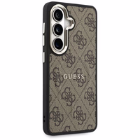 GUESS dėklas for SAMSUNG S26 GUHMS26SP4MSEGCW (4G Embossed Ring MagSafe) rudas
