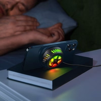 Acefast belaidis indukcinis įkroviklis su aušinimo sistema tamsiai pilkas (E2)