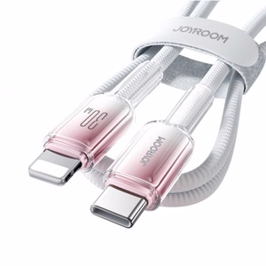 USB laidas Joyroom S-A42 baltas Type-C / Lightning 120cm (iki 60W)