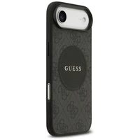 Guess 4G Circle Classic Logo Magnetinis dėklas telefonui iPhone Air - juoda