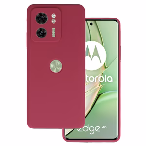 Dėklas silikoninis Lite Motorola Edge 40 5G (m) - raudonas (m)