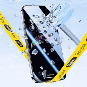 Benks grūdintas stiklas Air Shield HD (T068) iPhone 17 Air juodas - 10 vnt