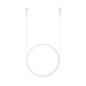 Samsung EP-DX310JWE USB-C - USB-C 3A 1.8m kabelis (didmeninė – pakaitinė pakuotė) – baltas
