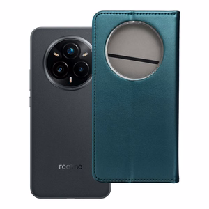 Dėklas telefonui SMART MAGNETO REALME 14 PRO PLUS - tamsiai žalias