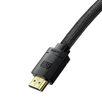 Baseus HDMI 2.1 kabelis 8K 60 Hz 48 Gbps / 4K 120 Hz / 2K 144 Hz 3D eARC QMS Dynamic HDR VRR ALLM 3 m juodas (CAKGQ-L01)