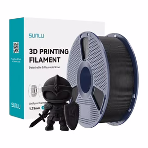 Sunlu PLA+ filamentas (juodas)