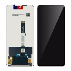 Ekranas Xiaomi Poco X3/Poco X3 NFC/Poco X3 Pro/Mi 10T Lite su lietimui jautriu stikliuku juodas ORG