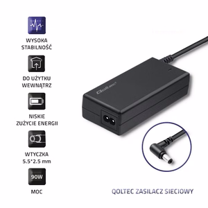 Qoltec 50099.90W maitinimo adapteris vidaus juodas