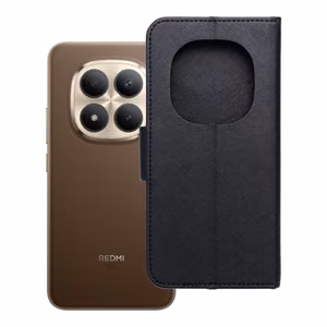 Fancy Book atverčiamas dėklas Xiaomi Redmi Note 15 Pro Plus 5G juodas