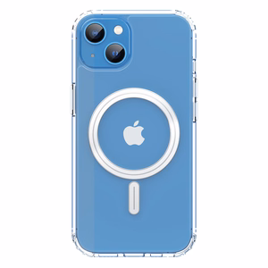 Dux Ducis Clin magnetinis dėklas telefonui iPhone 14 Plus suderinamas su MagSafe skaidrus