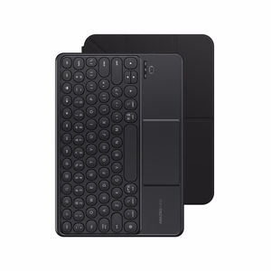 "AmazingThing" minimalus dėklas "Keylite Combo" klaviatūros dėklas "iPad Air M3" 11" - juodas