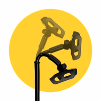 Wozinsky planšetės ir telefono stalo stovas juodas (WTHBK4)