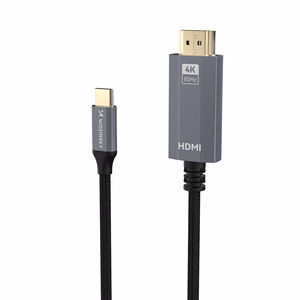 USB-C - HDMI kabelis Wozinsky (WCCH-01) 4K 60Hz 1.8M juodos spalvos