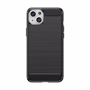 Lankstus anglies rašto dėklas telefonui iPhone 15 Plus Carbon Case - juodas