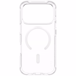 CARE by PanzerGlass Madingas Samba dėklas su baltu Magnetiniu iPhone 17 Pro - Skaidrus