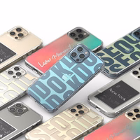 Ringke Fusion Design dėklas su TPU buferiu iPhone 12 Pro Max rožinis-žalias (GNAP0028)