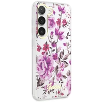 Guess GUHCS23SHCFWST S23 S911 baltas/baltas kietas dėklas Flower Collection