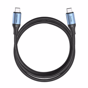 Vention USB 2.0 5A 240W 1 m juodas USB-C į USB-C laidas