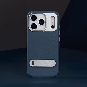 Moshi Kameleon MagSafe dėklas, skirtas iPhone 17 Pro, su atrama, „Midnight Gray“ spalvos