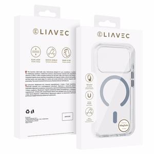 Liavec Pure dėklas skirtas Iphone 17 Pro Max titano