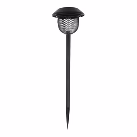 Forever Light Solar LED Lempa Steel Post SUNARI FLS-30 juodas