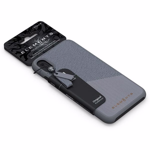 Чехол Nordic Elements Original Hel для iPhone XS Max, с натуральной древесиной клёна, средне-серый