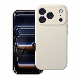 Dėklas iPhone 17 Pro Max / 18 Pro Max (žemas kameros kraštas) Forcell F-Protect Rubber Premium, suderinamas su MagSafe, antikinės baltos spalvos