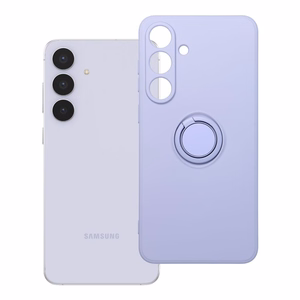 SILIKONINIS ŽIEDAS dėklas telefonui SAMSUNG S25 FE violetinis