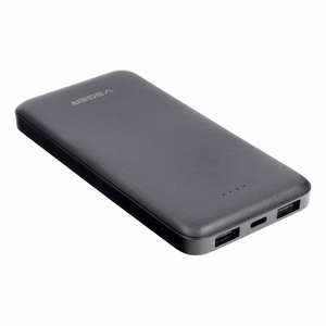 VEGER išorinė baterija 10000 mAh 2A A10 (W1065) juoda
