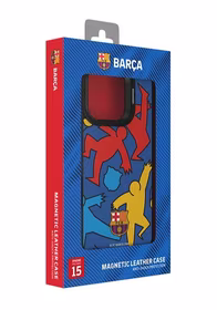 FC Barcelona case iPhone 15 Pro Max Magnetinis dėklas MagSafe OCFCBMCIP15PMSP SP