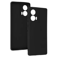 Dėklas telefonui matinis MOTOROLA MOTO G96 5G juodas