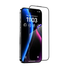 Benks Grūdintas stiklas JoyView Anti-refleksinis Stiklas Iphone 15 Pro juodas