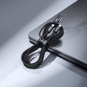 Kabelis 2in1 USB C į USB C / Mag3 Hoco 240W 1,8 m U142 juodas