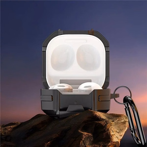 Dux Ducis SECG Ausinių dėklas Samsung Galaxy Buds Live / Buds Pro / Buds 2 / Buds 2 Pro (m) - juodas (m)