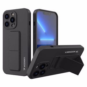 Wozinsky Kickstand Case силиконовый чехол с подставкой iPhone 13 mini чёрный