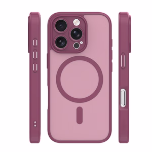 Mag Matt dėklas iPhone 16 Pro 6,3" kaštoninė