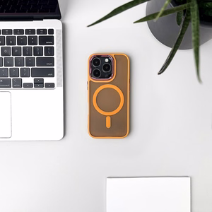 Wozinsky Mados dėklas Magnetinis Samsung Galaxy S25 - Oranžinis