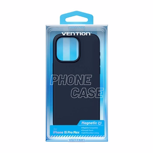 Vention KUFL0-40 силиконовый чехол для iPhone 15 Pro Max (синий)