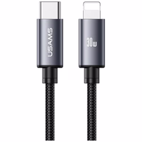 Laidas USAMS U91 30W USB-C į Lightning 1m tarnish