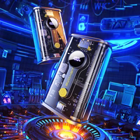 WEKOME WP-333 Vanguard Series - Power bank 10000 mAh Super Charging PD 20W + QC 22.5W (juodas / skaidrus)