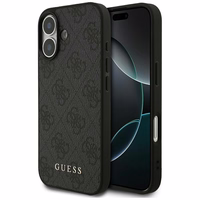 Guess 4G Classic dėklas telefonui iPhone 17 - juodas