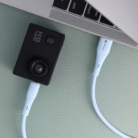 Kabelis FORCELL F-ENERGY C341 USB A į Micro USB QC3.0 2,4A 18W Silikoninis 1 m mėlynas (m)