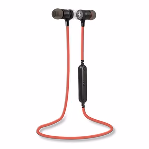 Ferrari FESEPRCB Bluetooth belaidės ausinės raudonos ir juodos