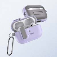 Tech-Protect Slim Hook dėklas su karabinu, skirtas Apple AirPods Pro 1 / 2 – violetinis