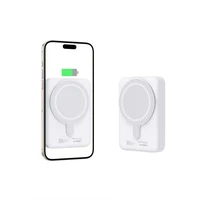 Tech-Protect LifeMag PB11 išorinė baterija su MagSafe 10000mAh 15W USB-C jungtimi - balta + USB-C kabelis