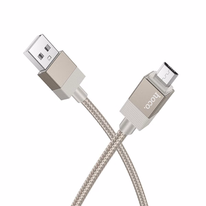 Kabelis USB A į USB C Hoco 3A 1 m X110 auksinis