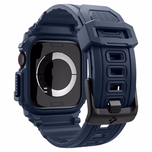 Dėklas SPIGEN RUGGED ARMOR ”PRO” APPLE WATCH 10 (46 MM) tamsiai mėlynas